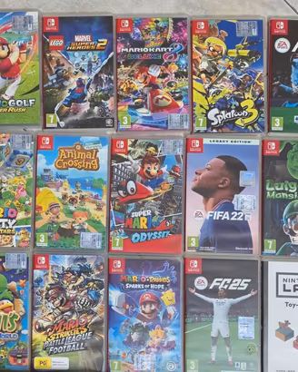 15 Giochi Switch Oled Mario Luigi Yoshi Splatoon