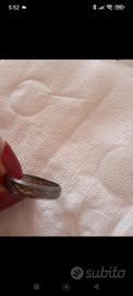 Anello fedina argento 