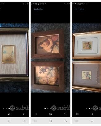 Set di piccoli quadretti 