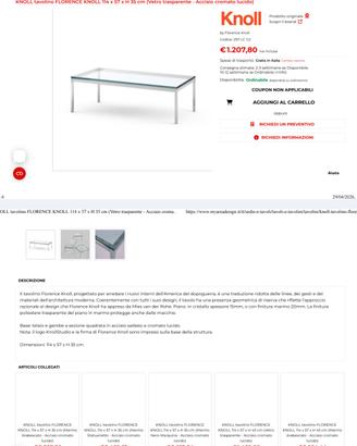 Tavolino Florence Knoll