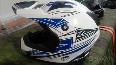 casco motocross VTT taglia s