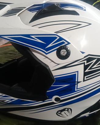 casco motocross VTT taglia s