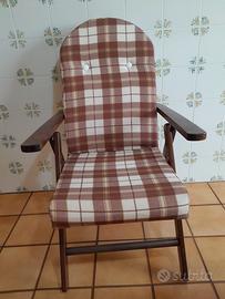 Sedia sdraio poltrona pieghevole