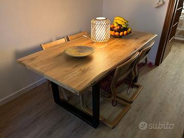 Tavoli artigianali in rovere