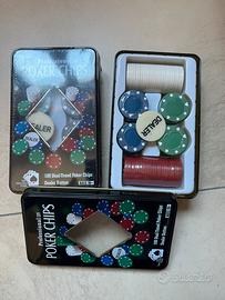 Set Professional Poker Chips – 100 pezzi + Dealer
