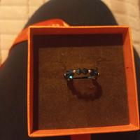 Anello Swarovski e argento