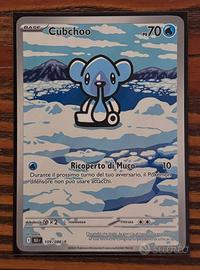 cubchoo full art carta Pokemon 