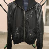 LIU JO   Giubbotto pelle e tessuto Liu Jo