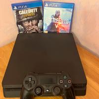 PlayStation 4 ps4 Slim 1Tb + Pad + 2 giochi