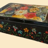 Scatola latta vintage "Paneangeli" 25x15,5x8 cm