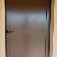 Porta in Alluminio Marrone 103x205 cm