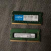 Ram 16 gb ddr4 crucial 3200 Mhz per laptop