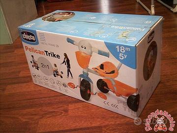 Triciclo con asta Chicco Pelican Trike - NUOVO