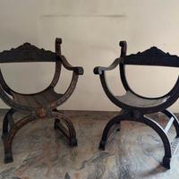 Coppia di sedie Modello Savonarola