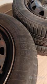 cerchi piu gomme estive  165/65/14 y10 elefantino