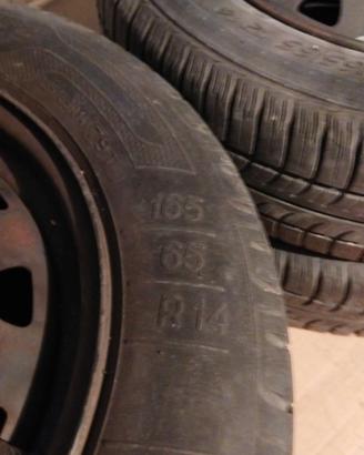 cerchi piu gomme estive  165/65/14 y10 elefantino