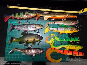 LOTTO ESCHE LUCCIO GOMMA BIGBAIT
