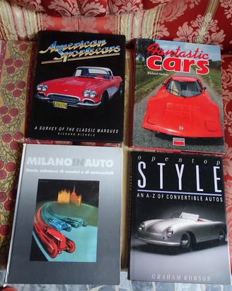 4 riviste illustrate di automobili classiche