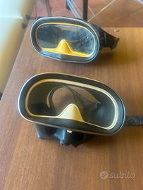 2 Maschere Sub Tigullio Marina - Anni 70