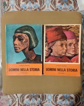 Lotto 2 libri d'epoca "Uomini nella storia"