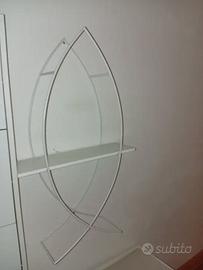 Mensola da muro a forma di pesce
