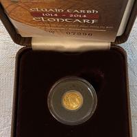 Moneta 20 euro 2014 Oro 999 Battaglia di Clontarf