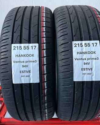 2 gomme 215 55 17 HANKOOK