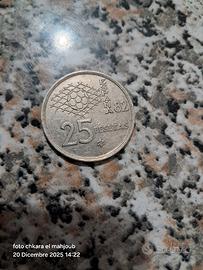 25 pesetas della Spagna del 1980