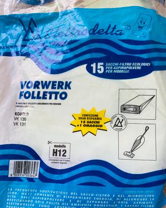 I Super-Filtrelli originali Vorwerk Folletto VK131