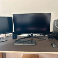 Pc gaming Msi Infinite S3 + 2 monitor e sedia