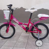 Bici Montana Shelly 14 HI-TEN per bambina Fucsia