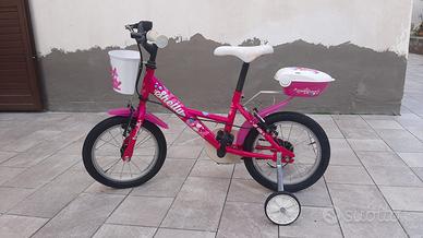 Bici Montana Shelly 14 HI-TEN per bambina Fucsia
