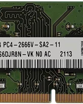 Memoria RAM notebook Hynix DDR4 SODIMM 8GB 2666MHz
