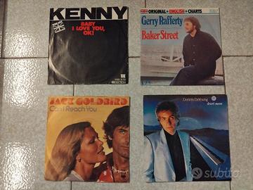 Vinili 45 giri vecchi, +500 vinili a disposizione 