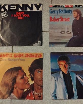 Vinili 45 giri vecchi, +500 vinili a disposizione 