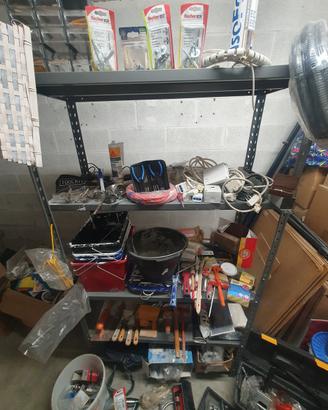 Lotto completo fai da te + scaffale 5 ripiani