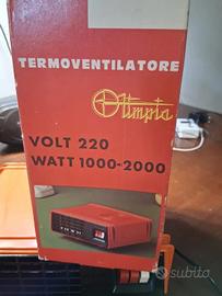 Termoventilatore Olimpia Vintage anni '70