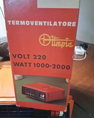 Termoventilatore Olimpia Vintage anni '70