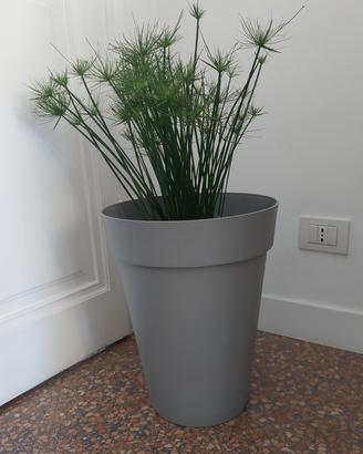 vaso portavaso alto plastica grigio