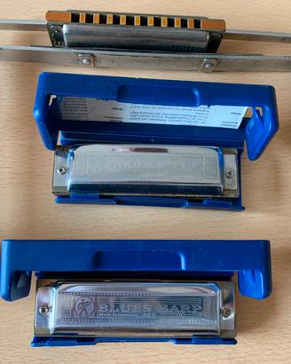 3 armoniche blues harp