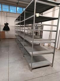 Fila da 5 scaffali metalsistem