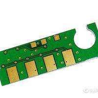 Chip toner nuovi per cartucce toner bk e colore