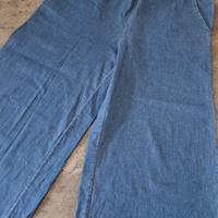 pantaloni palazzo jeans