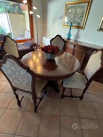 Soggiorno stile spagnolo in legno massello