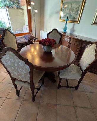 Soggiorno stile spagnolo in legno massello