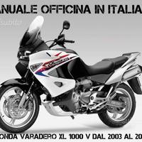 Manuale Officina Honda Varadero 1000 2003 al 2011