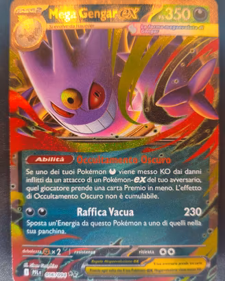 carta Pokemon Mega Gengar ex PFL 056 ITA