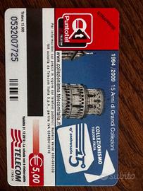 Folder scheda telefonica torre di Pisa