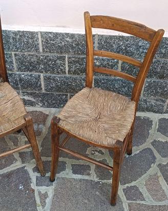 Sedie vintage legno