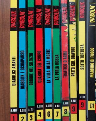 Fumetto Diabolik Inedito Anno XLII e XLIII